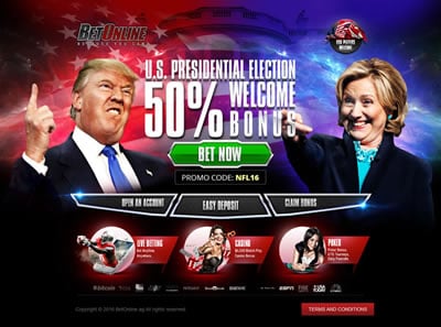 betonline-political-odds Screenshot Of Political Betting Lines At Betonline