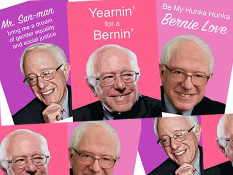 bernie v day cards