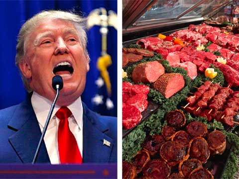 Trump Secures Meat, Vegas Raises Odds To Beat Biden