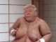 donald trump's head on fat bastard's body from austin powers