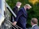 donald trump arrives by helicopter at walter reed hospital after coronavirus diagnosis