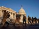 national guard troops patrolling the us capitol ahead of president joe biden inauguration