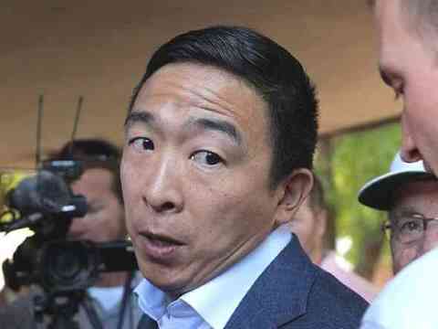 andrew yang frowning