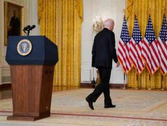 humiliated biden walking away from podium