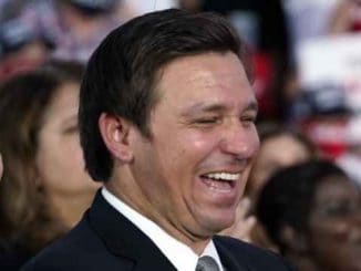 ron desantis laughing