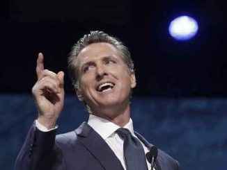 gavin newsom pointing and laughing